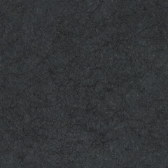 Seamless textured black paper with rough wrinkled lines. Crumpled black paper background.