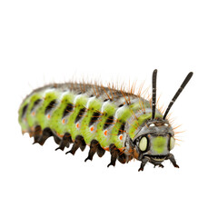 Wall Mural - Caterpillar_Hunter_insect png file. Transparent Background with generative ai