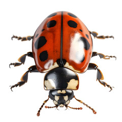 Wall Mural - Lady_Beetle png file. Transparent Background with generative ai