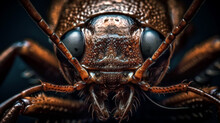 Close Up Of A Cockroach Generative AI
