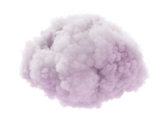 Wall Mural - Cumulus and fluffy cloud shape with isolated on transparent background - PNG file, 3D rendering illustration for create and design or etc