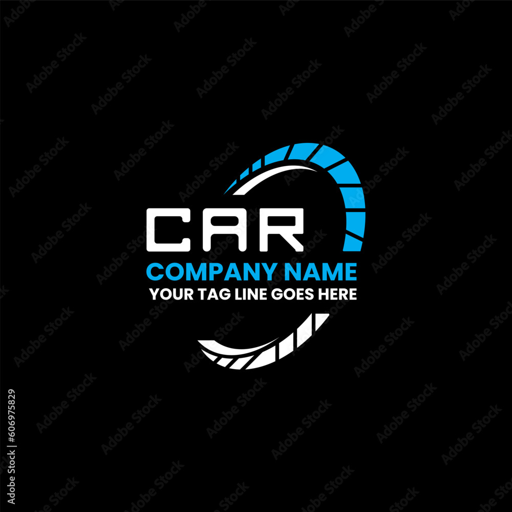 CAR letter logo creative design with vector graphic, CAR simple and ...