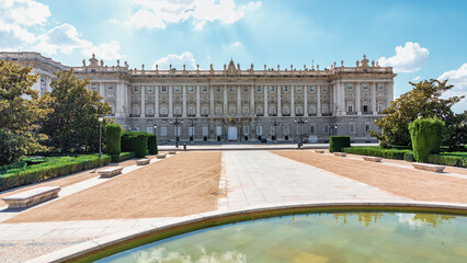 Canvas Print - Royal Palace of Madrid, Spain