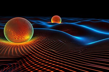 Wall Mural - abstract background with space