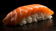 サーモンの握り寿司、Salmon nigiri(generative ai)