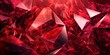 Red luxury diamond by ai generative