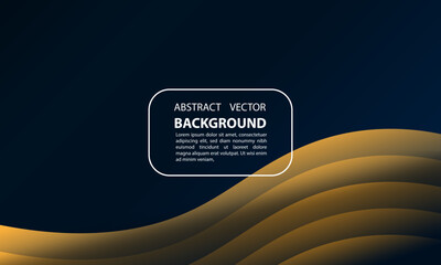 Sticker - Dark blue background with a conceptual design and editable text