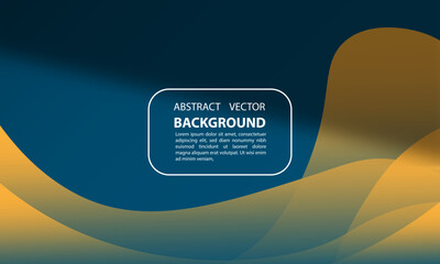 Wall Mural - Dark blue background with a conceptual design and editable text