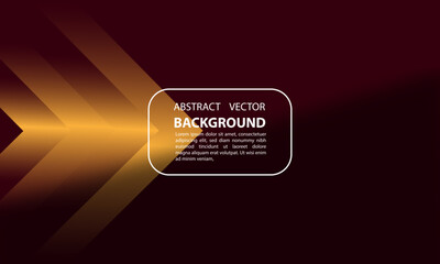 Wall Mural - abstract dark background with neon orange light design and editable text