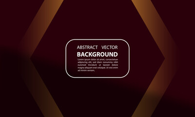 Wall Mural - abstract dark background with neon orange light design and editable text