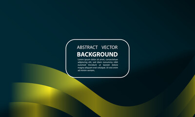 Wall Mural - abstract dark background with neon green light design and editable text