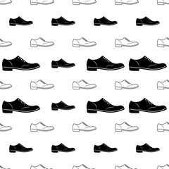 Poster - Shoe Icon Seamless Pattern M_2112003