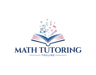 Math Tutoring Education Logo Design Template
