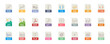 © Majed - Set of file type icon set pack, all file type extension icon including programming file types