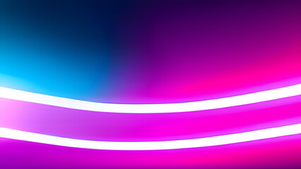 Wall Mural - abstract futuristic background with pink blue glowing neon moving high-speed wave lines and bokeh li