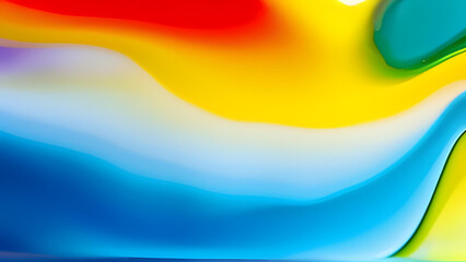 Wall Mural - a colorful abstract background with bold colors, patterns, and shapes, generative ai