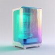 Chłodziarka przyszłości - nowoczesny sprzęt AGD - Refrigerator of the future - modern home appliances - AI Generated