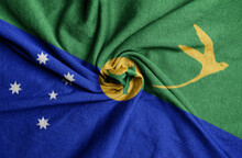 Fabric Flag Of The Christmas Island, National Flag Of The Christmas Island