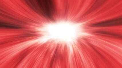 Poster - artistic red white wormhole light flying through, concept time travel animation. abstract energy tun