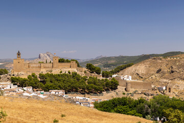 Canvas Print - Antequera castle, Antequera, Andalusia, Spain