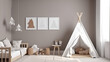 © StockSavant - children room, scandinavian style interior