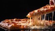 cheesy pizza  - food photography - made with Generative AI tools
