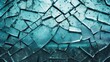 A shattered glass window up close. Generative AI