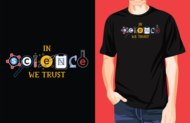 the t-shirt design concept for science