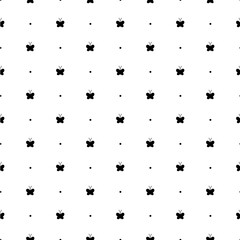 Wall Mural - butterfly seamless pattern. repeating cute butterflys background. repeated modern flowers design for