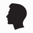 © magr80 - Man head silhoutte, face fashion icon