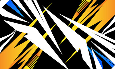 Wall Mural - Sports design background vector with modern element. Trendy sports design background vector