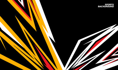 Wall Mural - Sports design background vector with modern element. Trendy sports design background vector