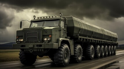 Wall Mural - Military Transport Vehicles