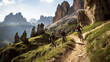 Action im Gebirge: Mountainbiker erobern die Trails