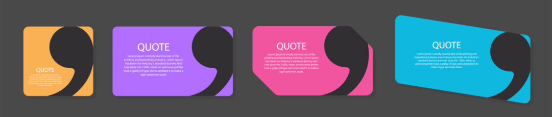 Wall Mural - Quote frame blank template icon