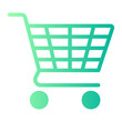 © afif - trolley cart gradient icon