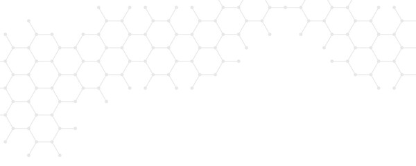 Vector illustration of hexagons pattern. Geometric abstract background with simple hexagonal elements. Creative idea for medical, technology or science design