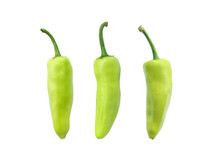 Green Chili Pepper, Transparent Background