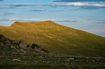 Poster - Light Fades Across the High Tundra In Rocky Mountain