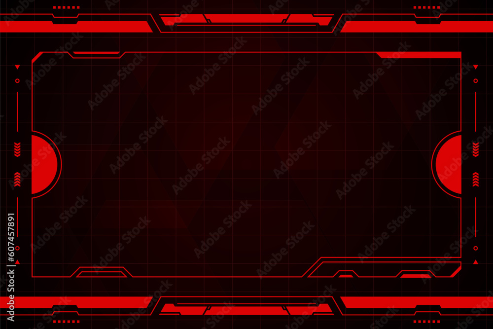 Control Panel Red Red control panel display abstract modern technology futuristic ...