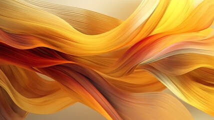 Sticker - abstract orange swirling background with a warm fluid vibe, generative ai