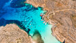 Blue Lagoon paradise, Comino island, Malta, Europe. Azure sea, beach