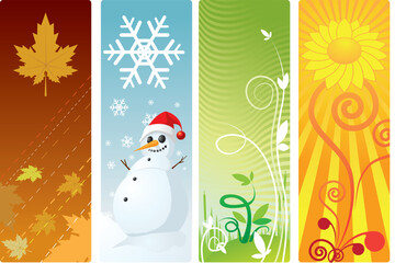 Wall Mural - four season