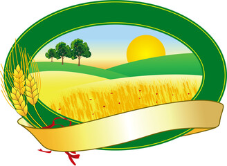 Wall Mural - vector illustration of a cultivation symbol