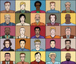 Twenty five men of various age and different nationality