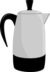 Isolated coffee percolator