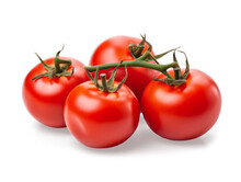 Tomatos Isolated On White And Transparent Background, Png
