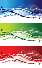 Sticker - Valentine background for your design