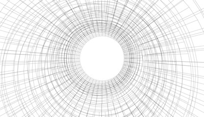 abstract architecture vector 3d illustration