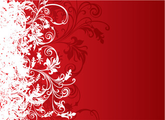 Poster - vector ornament In flower style